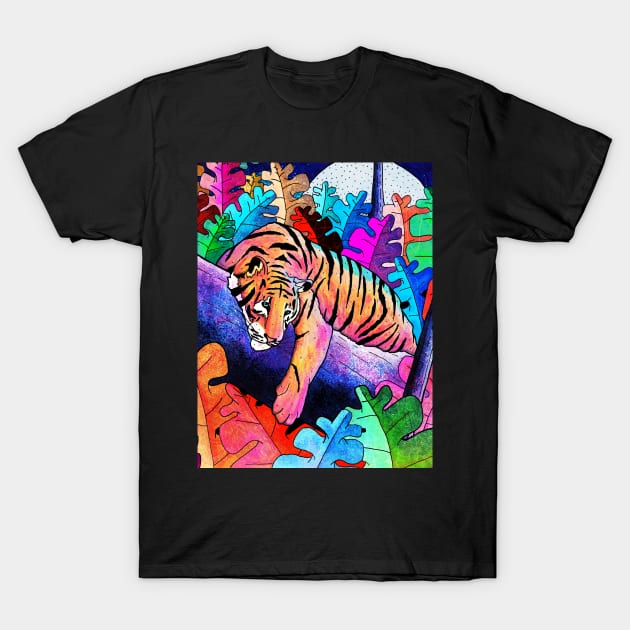 The lazy tiger T-Shirt by Swadeillustrations